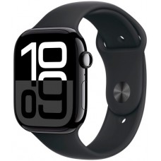 Apple Watch S10 42мм Sport Band (черный глянец) ОФИЦИАЛЬНЫЕ