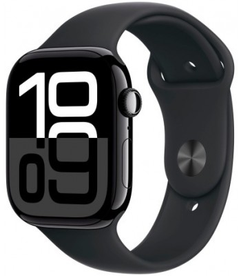 Apple Watch S10 46мм Sport Band (счерный глянец)